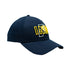 Adult Indiana Pacers Doubled 9FORTY Hat by New Era In Blue & Gold - Angled Right Side View