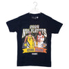Adult Indiana Pacers 2024 NBA Playoffs Round 2 Player Matchup T-shirt in Navy by Stadium Essentials