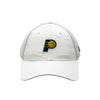 Women's Indiana Pacers Mini 9TWENTY Trucker Hat by New Era In White & Grey - Back View