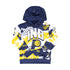 Youth Indiana Pacers Over the Limit Hooded Fleece in Navy by Outerstock