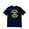 Men's Indiana Pacers Myles Turner Icon Name and Number T-Shirt by Nike in Navy - Front View
