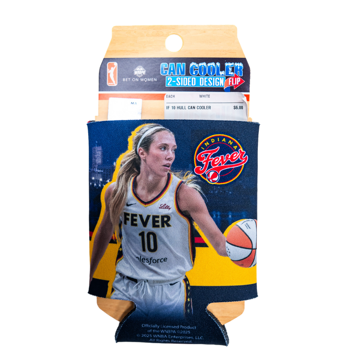 Indiana Fever #10 Lexie Hull Can Cooler Koozie in Navy by Wincraft