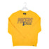 Adult Indiana Pacers Locked In Headline Sweatshirt in Gold by 47' Brand - Front View