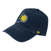 Adult Indiana Pacers Primary Logo Franchise Hat by 47' In Blue & Gold - Angled Left Side View