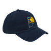 Adult Indiana Pacers Clean Up Hat in Navy by 47' - Angled Right Side View