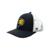Youth Indiana Pacers Primary Logo Trucker Hat by 47' - Angled Left Side View