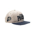 Adult Indiana Pacers Chandler Captain Hat in White by 47' Brand - Angled Right Side View