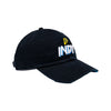 Adult Indiana Pacers 23-24' CITY EDITION 'INDY' Clean Up Hat in Black by 47' in Black - Angled Right Side View