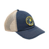 Adult Indiana Pacers Garland Clean Up Hat in Navy by 47' - Angled Right Side View