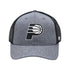 Adult Indiana Pacers Carbon Trucker Hat in Black by 47' - Front View