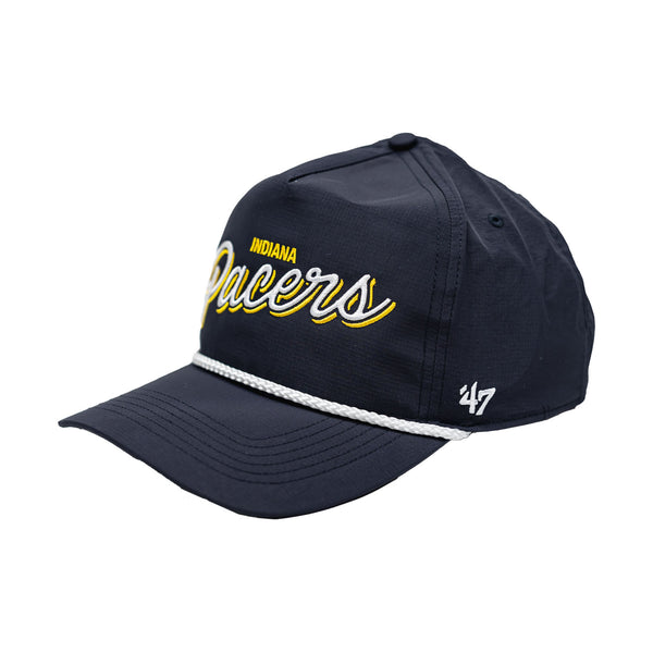 Adult Indiana Pacers Fairway Hitch Hat in Navy by 47' - Angled Left Side View
