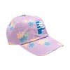 Youth Girls Indiana Pacers Star Bright Clean Up Hat in Purple by 47' - Angled Right Side View