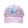 Youth Girls Indiana Pacers Star Bright Clean Up Hat in Purple by 47' - Front View