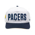 Adult Indiana Pacers Double Header Hitch Hat in White by 47' - Front View