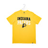 Adult Indiana Pacers Stacked Wordmark Franklin Short Sleeve T-shirt by 47'
