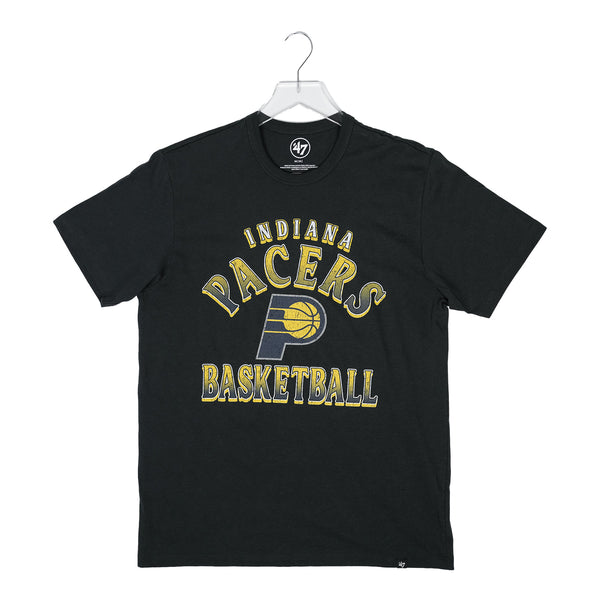 Adult Indiana Pacers Overshadow Franklin T-Shirt by 47' in Black - Front View