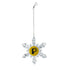 Indiana Pacers Light Up Snowflake Ornament - White Color