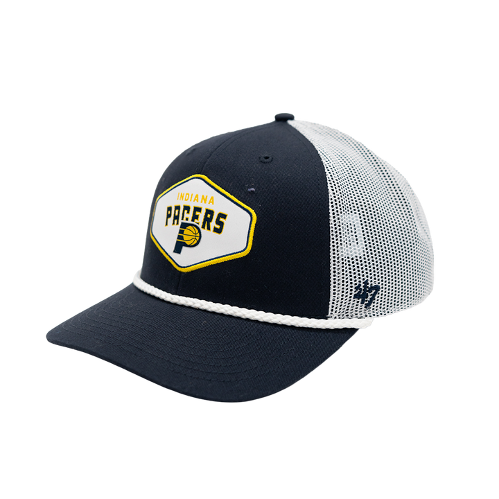 Adult Indiana Pacers Ace Out Trucker Hat in Navy by '47