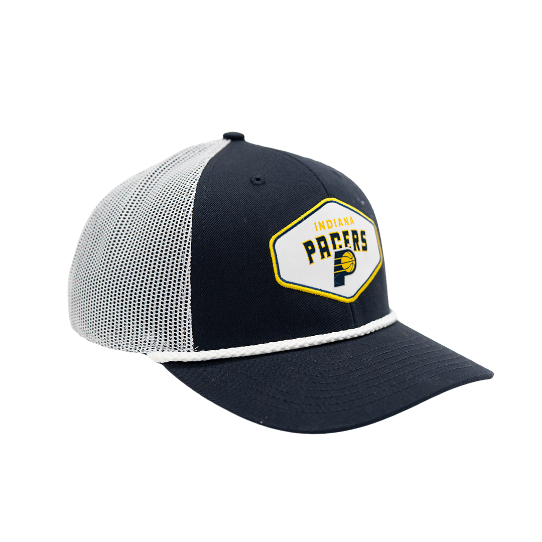 Adult Indiana Pacers Ace Out Trucker Hat in Navy by '47