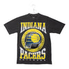 Adult Indiana Pacers 2024 NBA Playoffs T-shirt in Black by Authmade - Front View