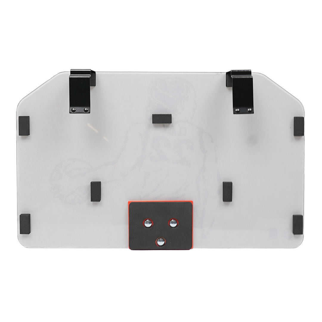 Indiana Fever Caitlin Clark Mini Hoop by Round 21 In White & Orange - Back View