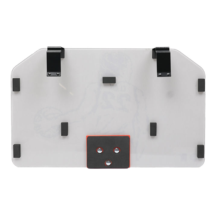 Indiana Fever Caitlin Clark Mini Hoop by Round 21 In White & Orange - Back View