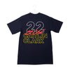 Adult Indiana Fever Caitlin Clark Draft Night T-shirt In Navy by Round 21 - Back View