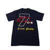 Adult Indiana Fever Boston Signature Series T-shirt in Navy by Round 21 - Back View