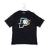 Adult Indiana Pacers 23-24' GNS CITY EDITION Glitch T-shirt in Black by Item Of The Game - Front View