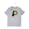 Adult Indiana Pacers Primary Logo Cotton Core T-Shirt in Grey by Nike