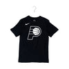 Adult Indiana Pacers Primary Logo Cotton Core T-Shirt in Black by Nike