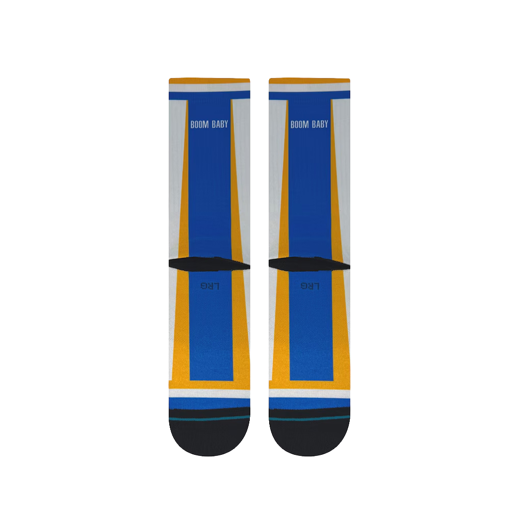 Adult Indiana Pacers 25-26' CITY EDITION Socks in White by Stance