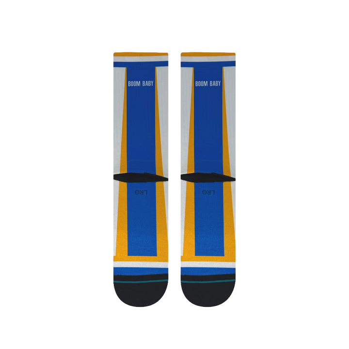 Adult Indiana Pacers 25-26' CITY EDITION Socks in White by Stance