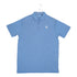Adult Indiana Pacers Scheme Polo Shirt in Blue by Antigua - Front View