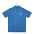 Adult Indiana Pacers Layout Polo Shirt in Blue by Antigua - Front View