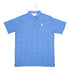 Adult Indiana Pacers Terrace Polo Shirt in Blue by Antigua - Front View