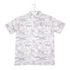 Adult Indiana Pacers Collide Camo Polo Shirt in White by Antigua