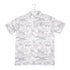 Adult Indiana Pacers Collide Camo Polo Shirt in White by Antigua - Front View