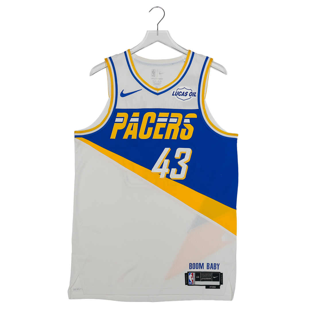 Adult Indiana Pacers 25-26' CITY EDITION #43 Pascal Siakam Authentic Jersey in White by Nike