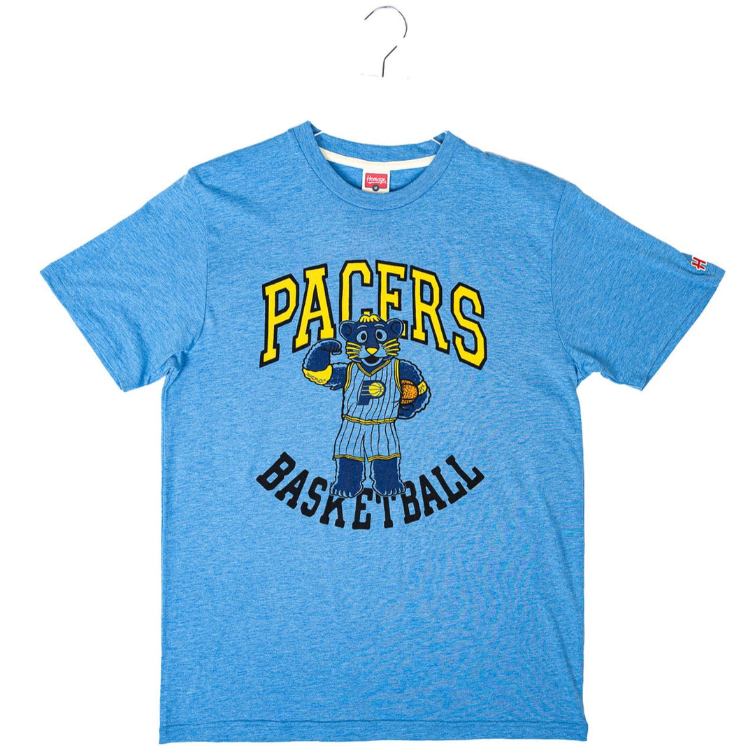 Adult Indiana Pacers Boomer T-shirt by Homage - Front View
