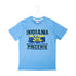 Adult Indiana Pacers Indy Car T-shirt in Blue by Homage - Front View