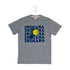 Adult Indiana Pacers Logo Repeat T-shirt in Grey by Homage - Front View