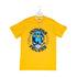 Adult Indiana Pacers Grateful Dead Bear T-shirt in Gold by Homage - Front View