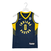 Youth Indiana Pacers #0 Tyrese Haliburton Icon Swingman Jersey by Nike In Blue - Front View
