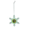 Indiana Pacers Light Up Snowflake Ornament - Green Color
