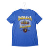 Adult Indiana Pacers Retro Net T-shirt in Royal by Item Of The Game - Front View