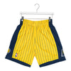 Adult Indiana Pacers Pinstripe Hardwood Classic Shorts by Mitchell and Ness