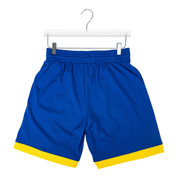 Adult Indiana Pacers '04 Swingman Shorts in Royal by Mitchell and Ness - Back View