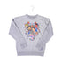 Adult Indianapolis 1985 NBA All-Star Weekend Caricature Crewneck Sweatshirt in Grey by Mitchell and Ness - Front View