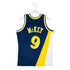 Adult Indiana Pacers Derrick McKey #9 Flo-Jo Hardwood Classic Jersey by Mitchell and Ness - Back View
